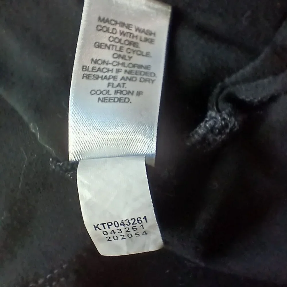 J Jill Womens Black SleevelesTank Top Size M Wearever Collection Stretch Knit - Picture 8 of 9